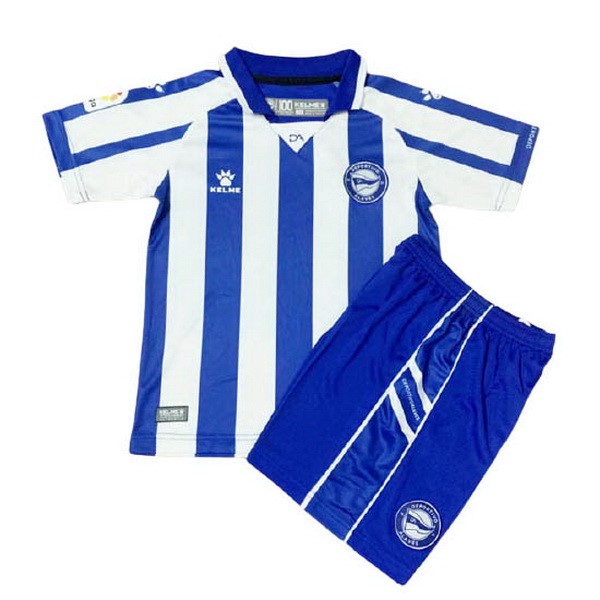 Camiseta Deportivo Alavés 1ª Kit Niños 2020 2021 Azul